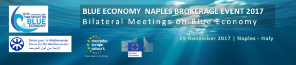 UfM Blue Economy Stakeholder Conference and Business-to-Business event, 29-30 Nov 2017, Naples