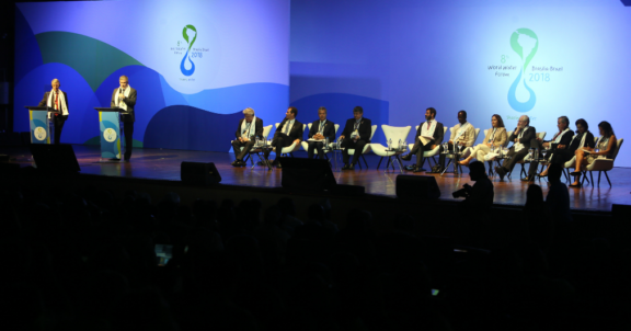 Slovenia presenting achievements of the EU macro-regional processes at the 8th World Water Forum