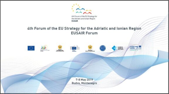 Register now for the 4th EUSAIR Annual Forum, Budva, 7-8 May 2019