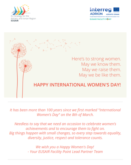 We wish you a Happy International Women’s Day!