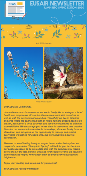 EUSAIR Newsletter – Jump into Spring edition 2020