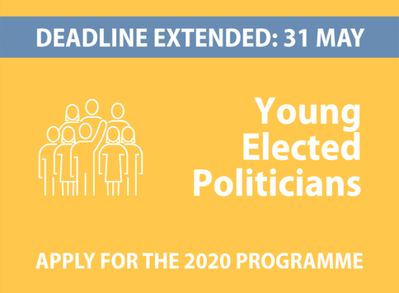 Young Elected Politicians – Apply for the 2020 programme