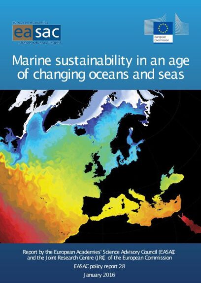Marine sustainability in an age of changing oceans and seas