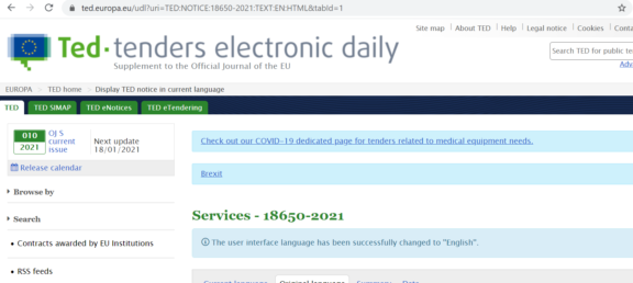 Notice of Open Public Procurement Procedure for  development of cross-pillar project ideas within the project »Facility Point Plus«