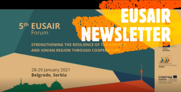 EUSAIR NEWSLETTER: Post-5th EUSAIR Forum edition 2021