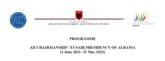 EUSAIR PRESIDENCY OF ALBANIA – PROGRAMME