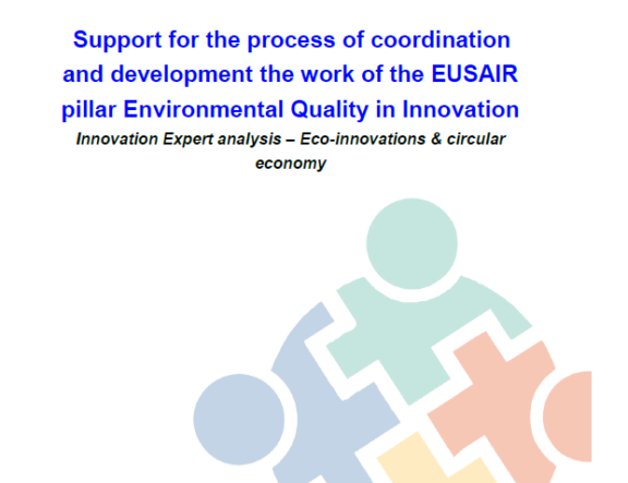 Support for the process of coordination and development the work of the EUSAIR pillar Environmental Quality in Innovation
