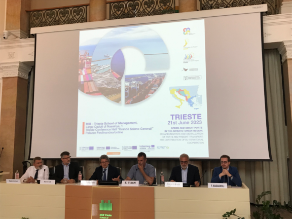 Conference on Green and Smart ports in the Adriatic-Ionian Region.