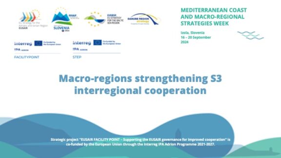 Macroregions strenghtening S3 interregional cooperation Recording