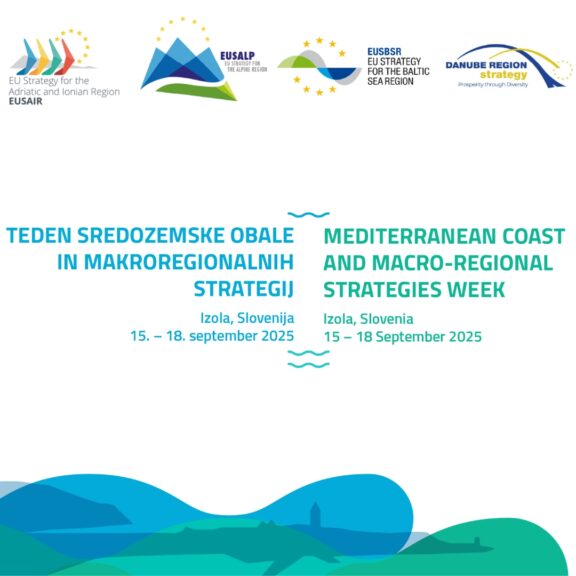 SAVE THE DATE: Mediterranean Coast and Macro-Regional Strategies Week 2025: Stronger cooperation for better future